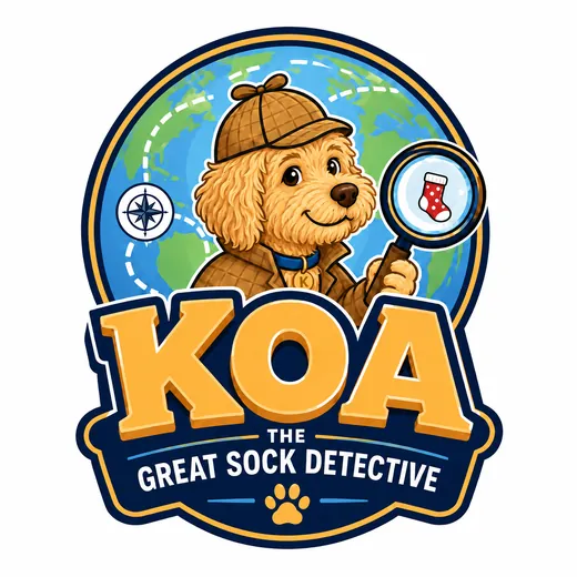 KOA The Great Sock Detective logo